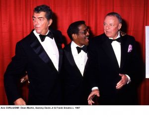 Dean Martin, Sammy Davis Jr., Frank Sinatra 1987, LA.jpg